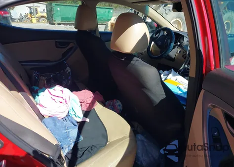 2012 Hyundai Elantra Limited (Ulsan Plant) from USA, damaged, VIN KMHDH4AE8CU355552